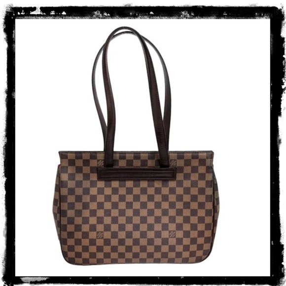 LOUIS VUITTON PARIOLI DAMIER EBENE GORGEOUS HANDBAG  N51123 PERFECT! - Picture 1 of 16